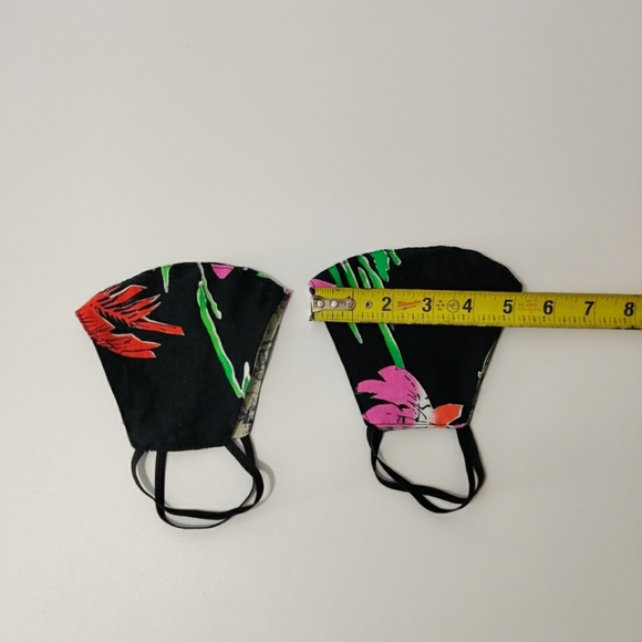 2 Pcs Handmade Hawaii Face Mask - Picture 2 of 4